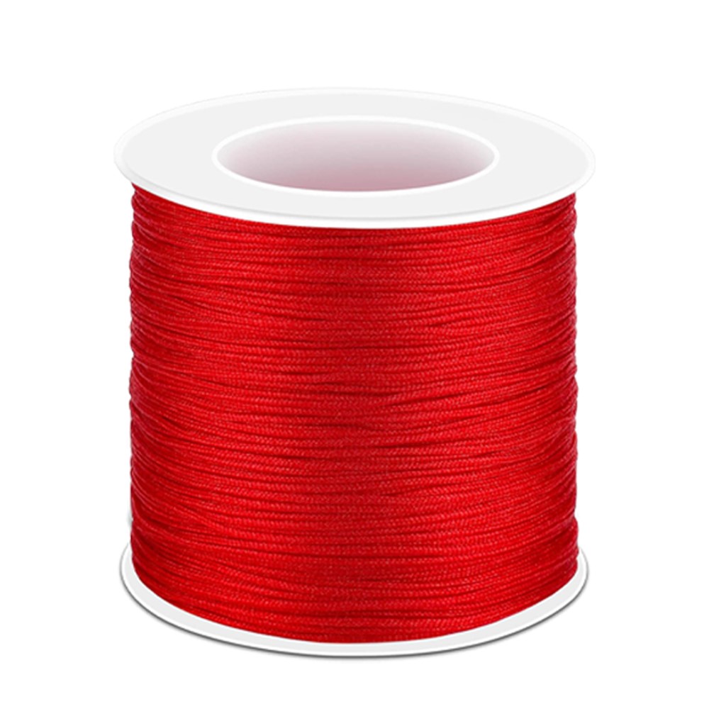 Jewelry Making Knots - 0,8/1,5 mm Nylon-Satin-Schnur, chinesischer Knoten, Rattenschwanz,