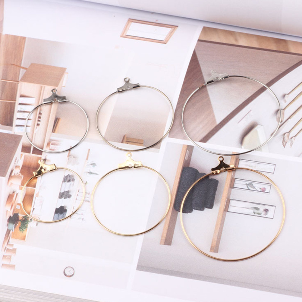 Jewelry Making Classes - 20 Stück DIY-Ohrring-Komponenten aus Kupfer, Zubehör