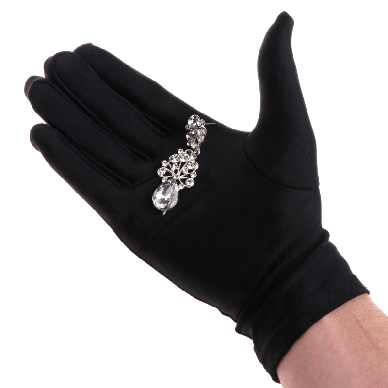 Jewelry Making Gloves - JAVRICK 1 Paar Schwarz Kontrolle Mit