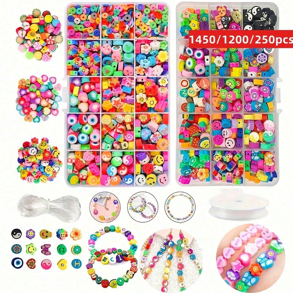 Jewelry Making In Clay - 1450/1200/250 Stück Polymer Clay Perlen Set,