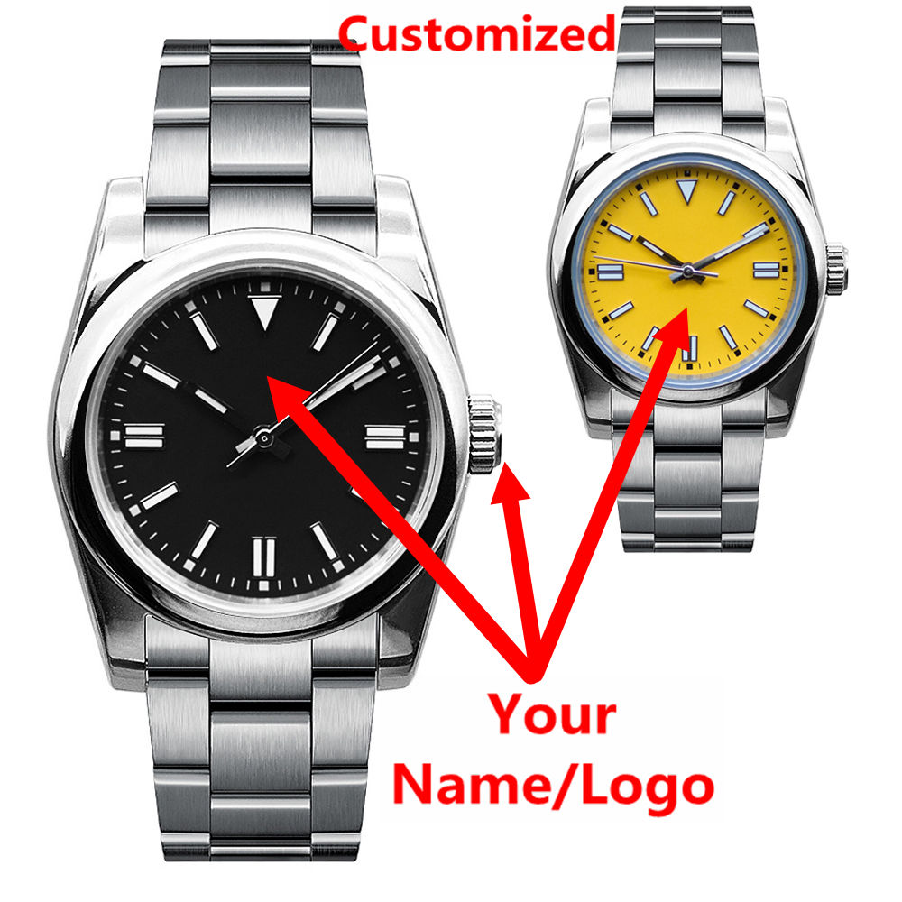 Making Custom Jewelry - Herrenuhr mit individuellem Logo, Saphirglas, luxuriöse