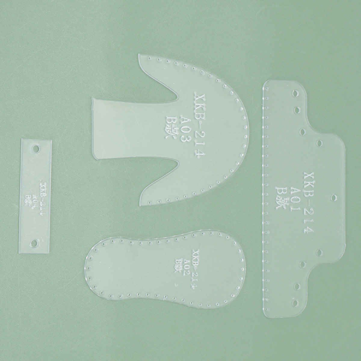 Jewelry Making Terms - 1 Set Stiefel-Anhänger-Vorlage aus Acryl, DIY-Schablone