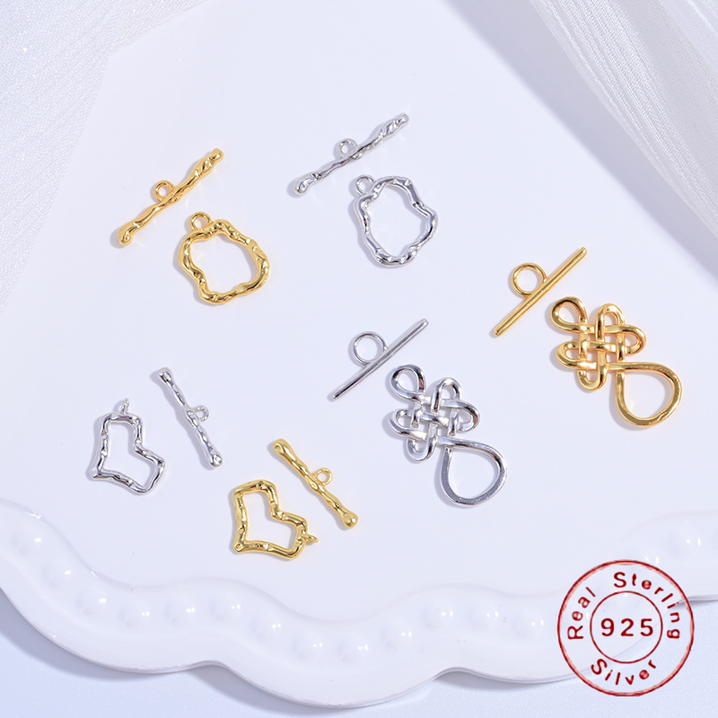 Jewelry Making Knots For Clasps - S925 Sterling Silber Chinesischer Knoten, Liebesform