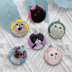 10 Stück Cartoon-Tier-Katzen-E – Jewelry Making Earrings Bewertung und Preis