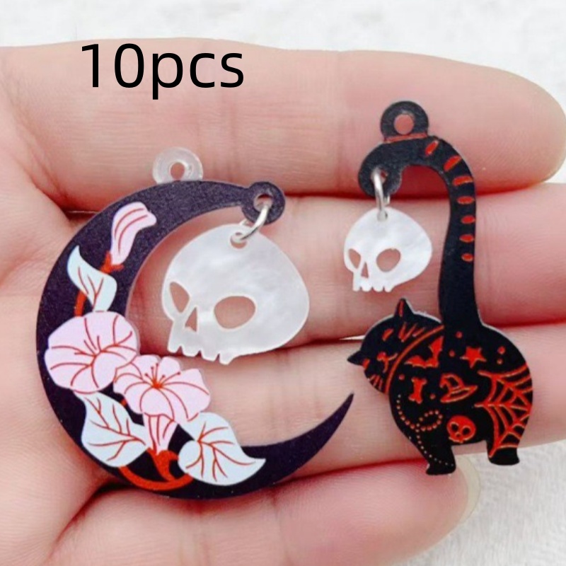 10 Stück Halloween-Schmuck aus – Jewelry Making Earrings Bewertung und Preis