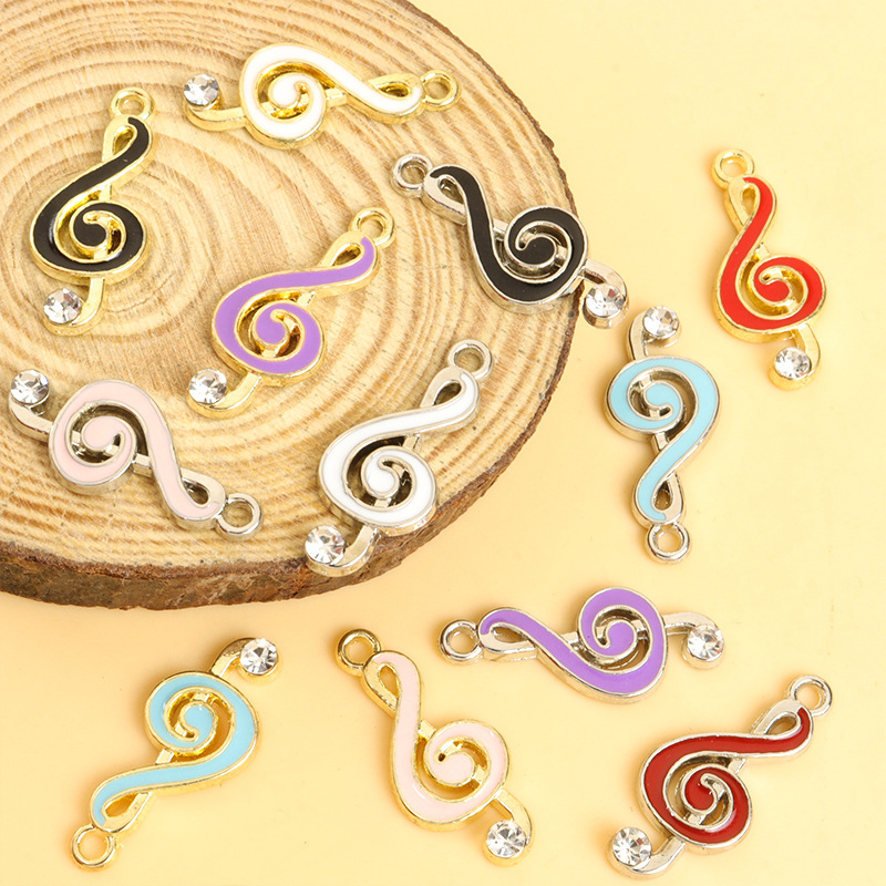 100 Stück/Lot Musiknoten-Anhän – Jewelry Making Notes Bewertung und Preis