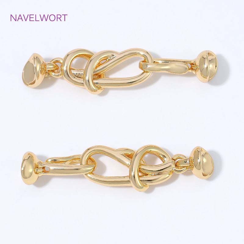 18K vergoldeter Infinity-Knote – Jewelry Making Knots For Clasps Bewertung und Preis
