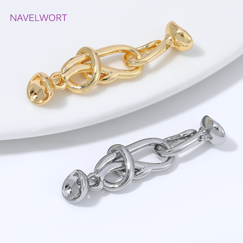 18K vergoldeter Infinity-Knote – Jewelry Making Knots For Clasps Bewertung und Preis