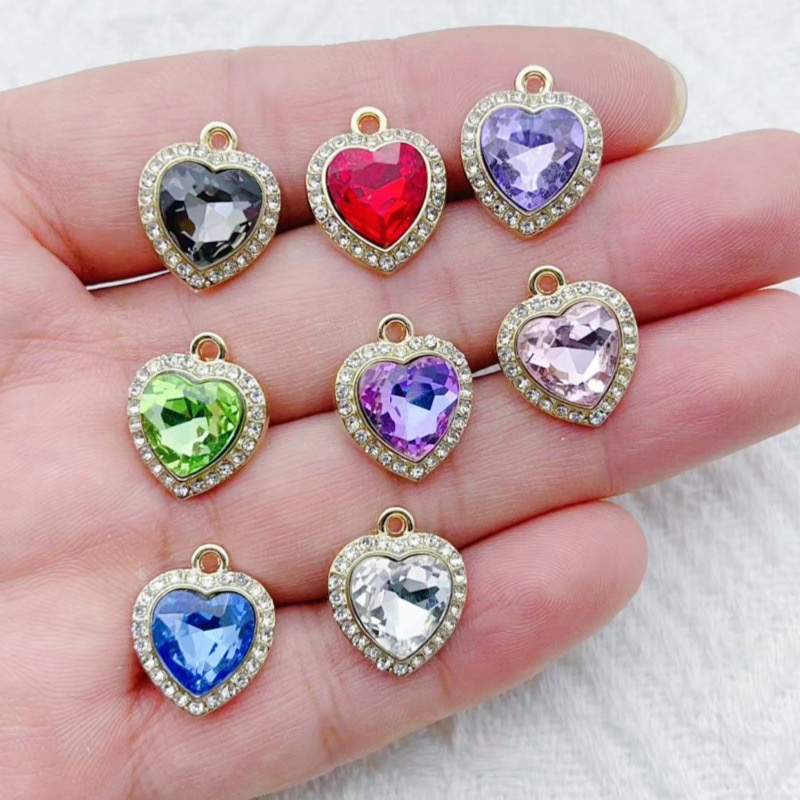 10 Stück herzförmige, mit bunt – Jewelry Making Earrings Bewertung und Preis