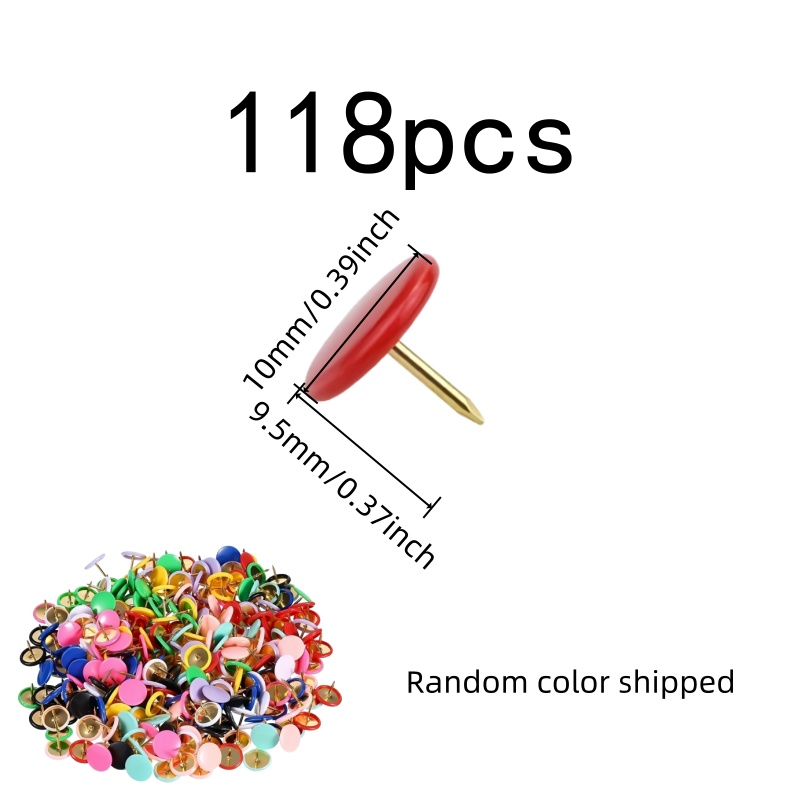 118 Stück runde Reißzwecken, z – Head Pin Assorted Bewertung und Preis