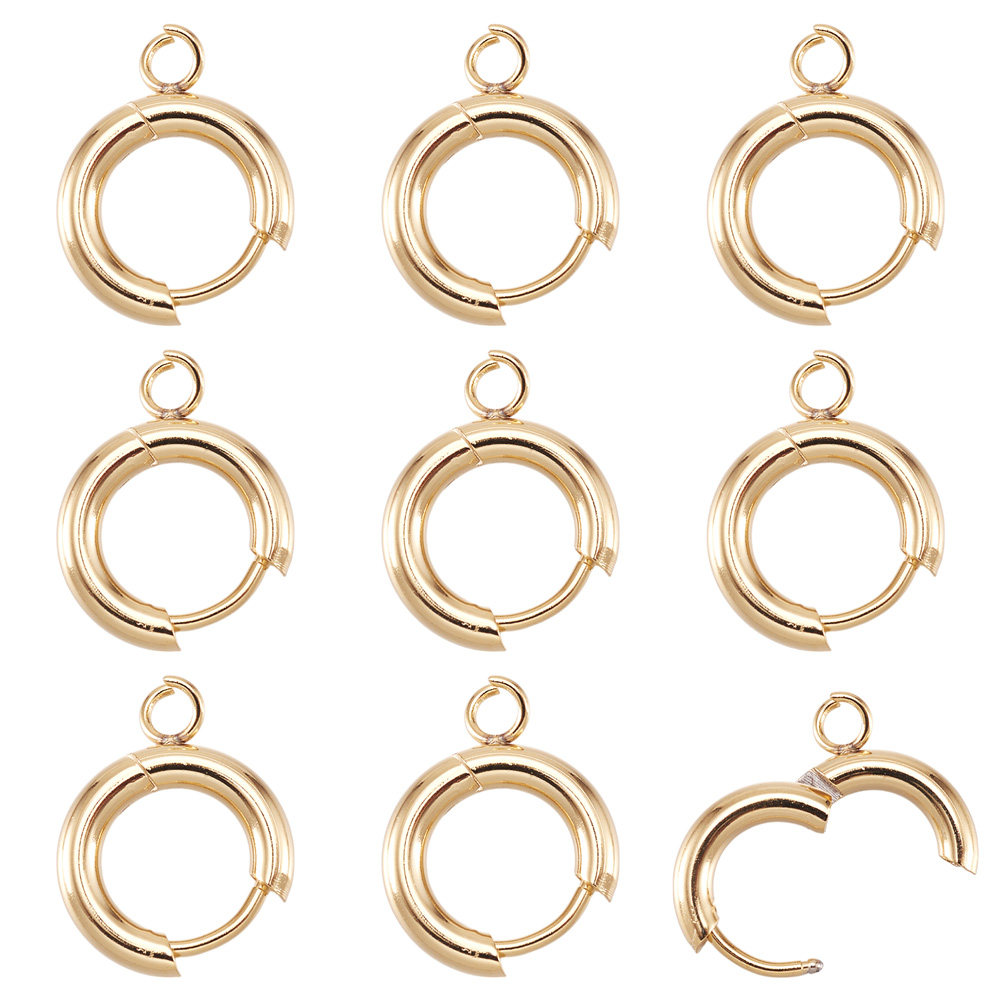 10 Stück 201 Edelstahl Huggie- – Jewelry Making Knots Bewertung und Preis