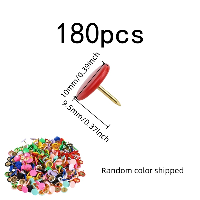 180 Stück runde Reißzwecken, s – Head Pin Assorted Bewertung und Preis