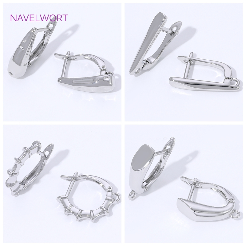 18K vergoldete, glatte Ohrring – Jewelry Making Pieces Bewertung und Preis