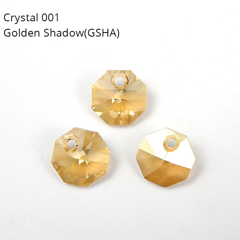 6401 achteckige Anhängerkrista – Jewelry Making At Home Bewertung und Preis