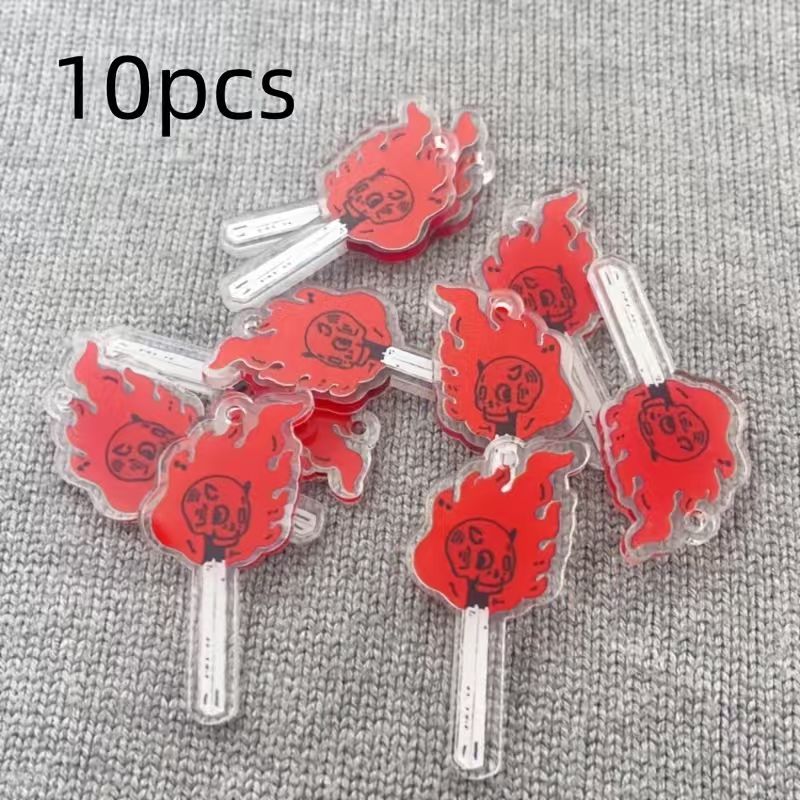 10 Stück Acryl-Totenkopf-Anhän – Jewelry Making Earrings Bewertung und Preis