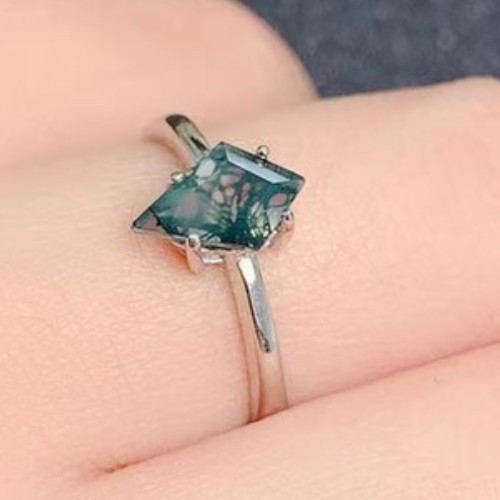 Moos Achat 925 Silber Eheringe – Jewelry Making University Bewertung und Preis