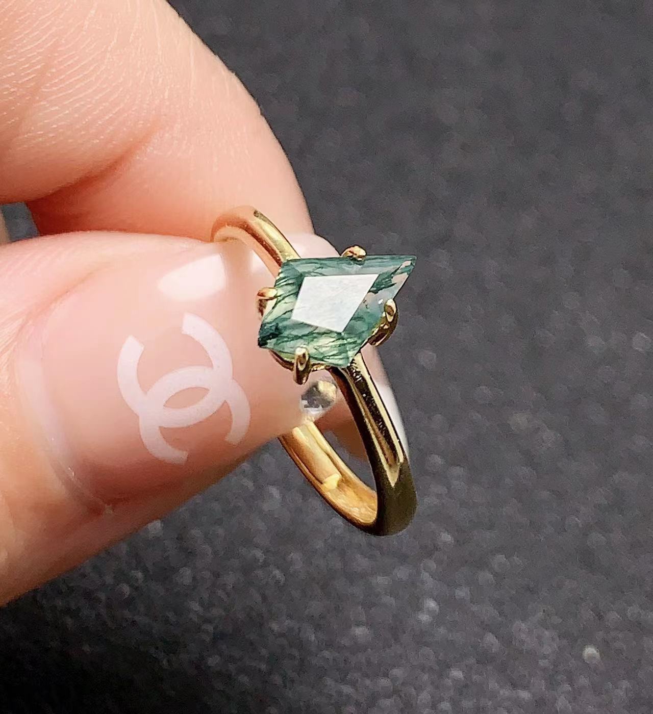 Moos Achat 925 Silber Eheringe – Jewelry Making University Bewertung und Preis