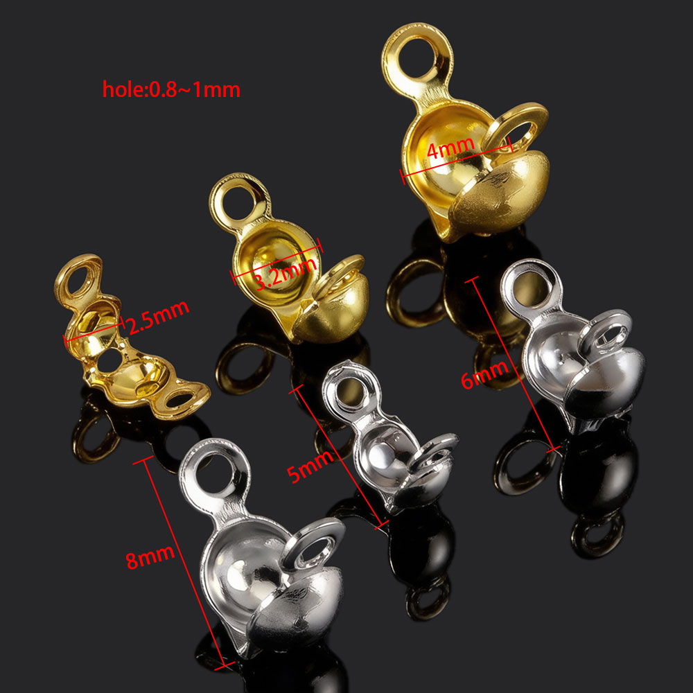 50 Stück Edelstahl Doppel-Häng – Jewelry Making Knots For Clasps Bewertung und Preis