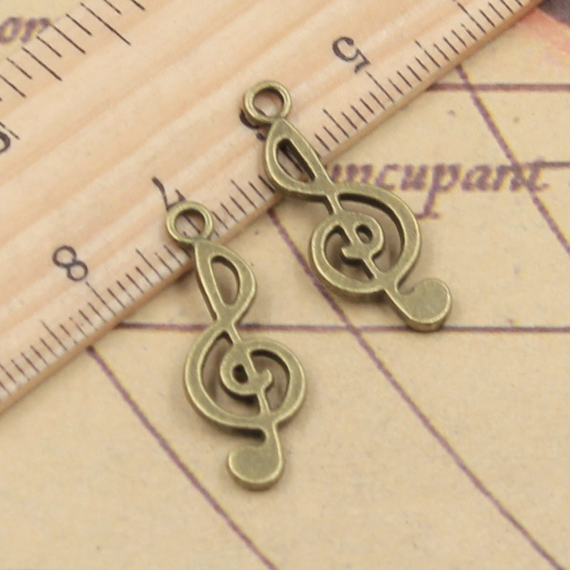 40pcs Charms Musical Hinweis 2 – Jewelry Making Notes Bewertung und Preis