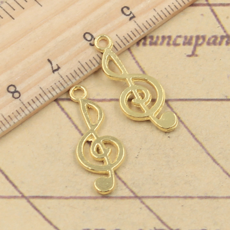 40pcs Charms Musical Hinweis 2 – Jewelry Making Notes Bewertung und Preis
