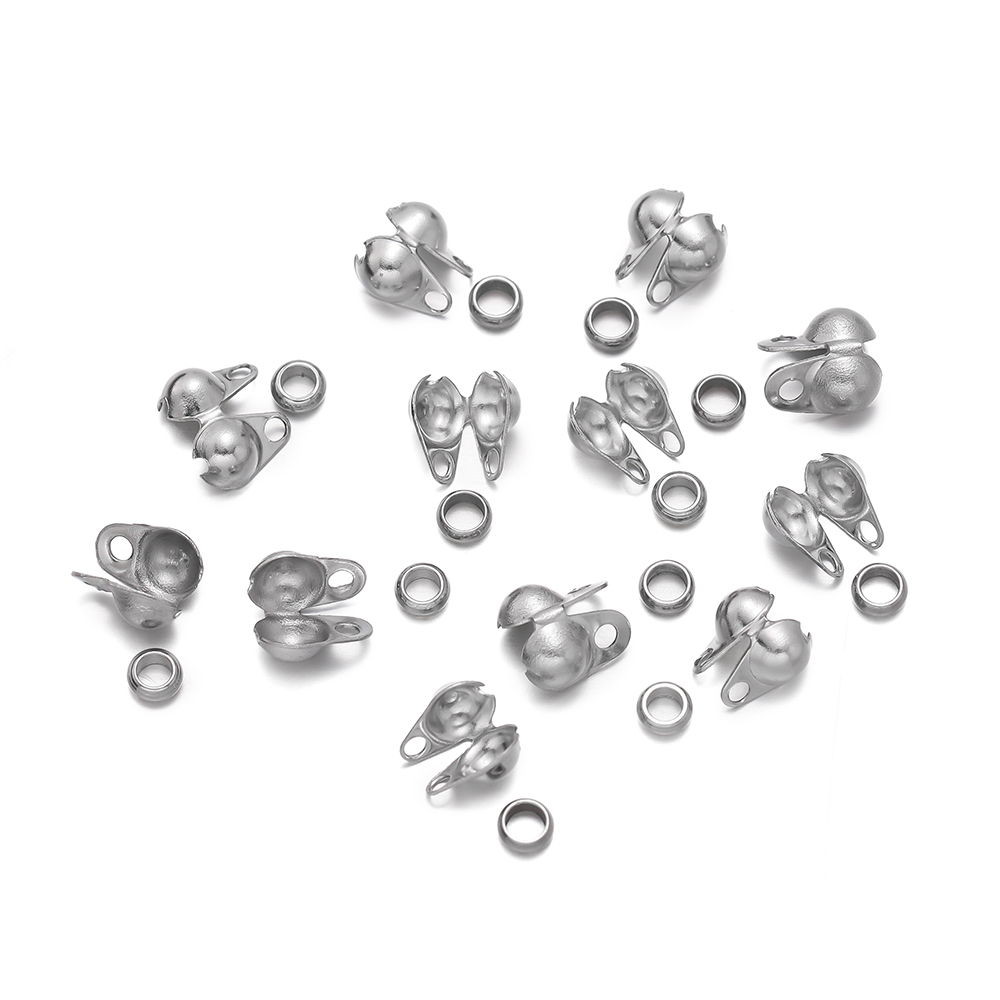 1 Satz Crimp-Perlenspitzen aus – Jewelry Making Knots Bewertung und Preis