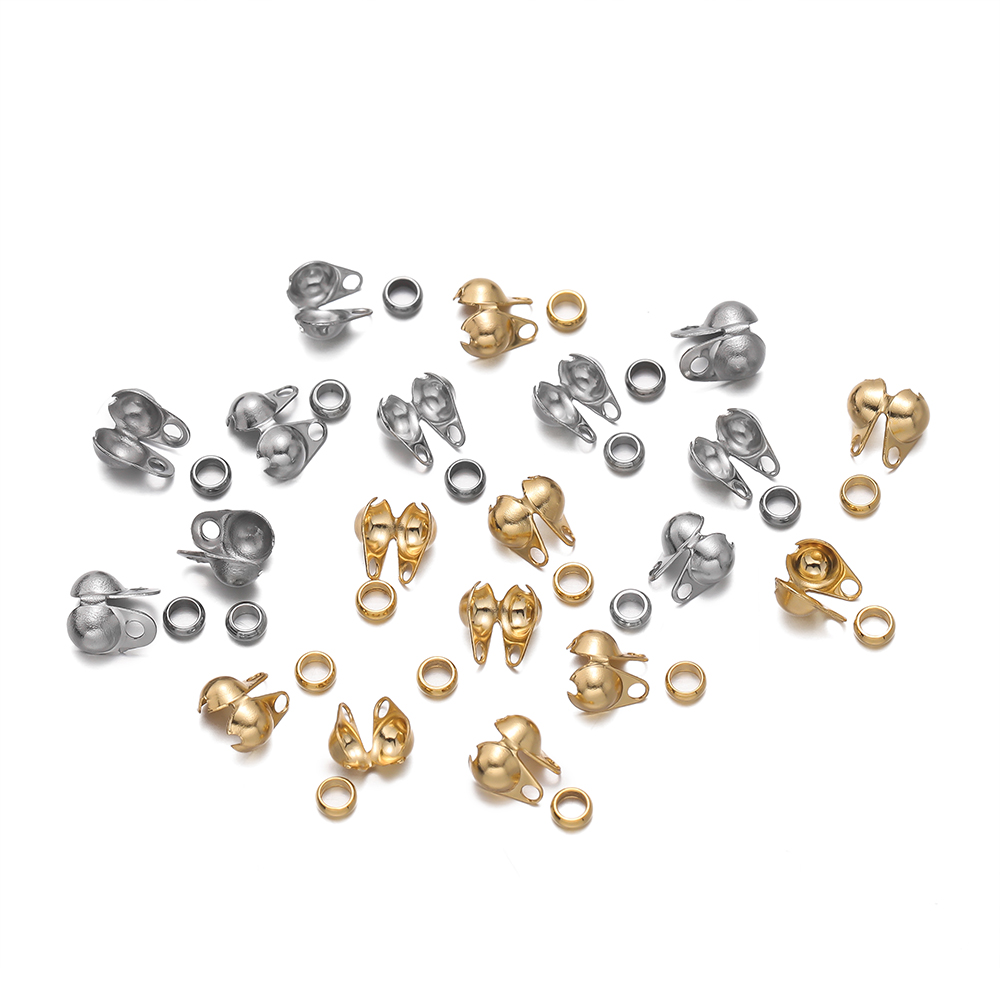 1 Satz Crimp-Perlenspitzen aus – Jewelry Making Knots Bewertung und Preis