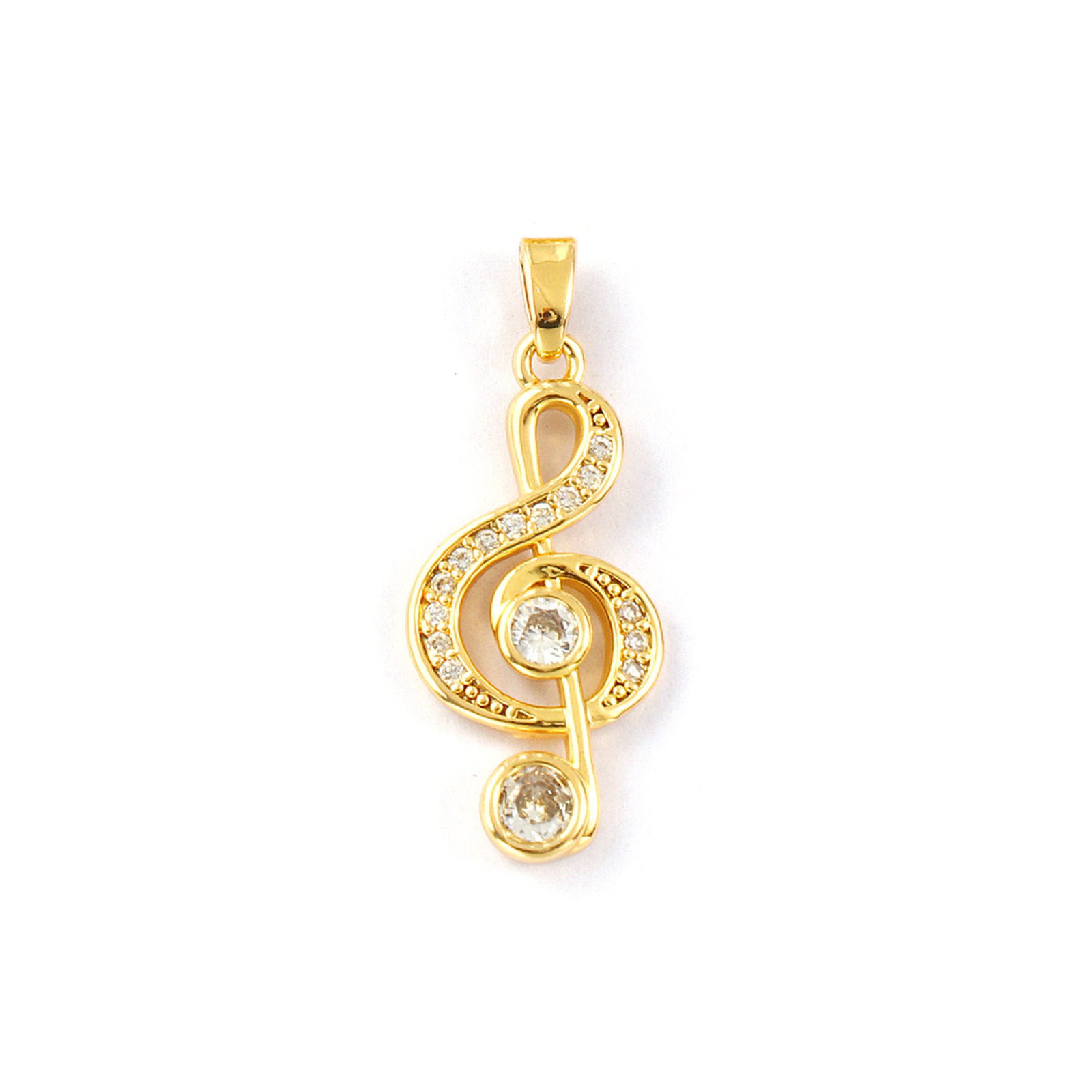 2PCs Messing Musik Note Stil C – Jewelry Making Notes Bewertung und Preis