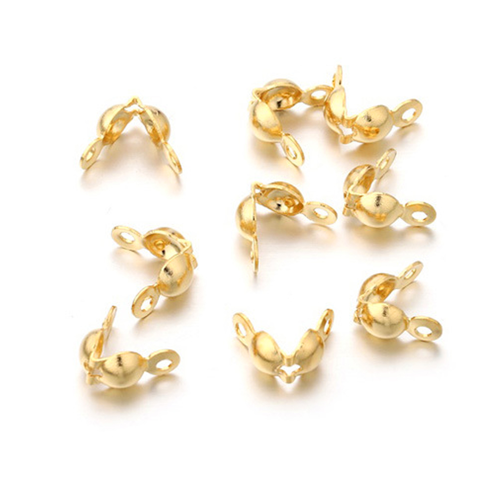 100 Stück Edelstahl vergoldet  – Jewelry Making Knots For Clasps Bewertung und Preis