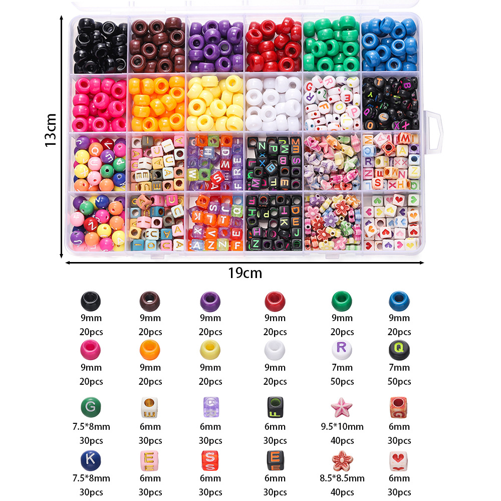 1 Box Bunte Acryl-Pony-Perlen, – Jewelry Making In Clay Bewertung und Preis